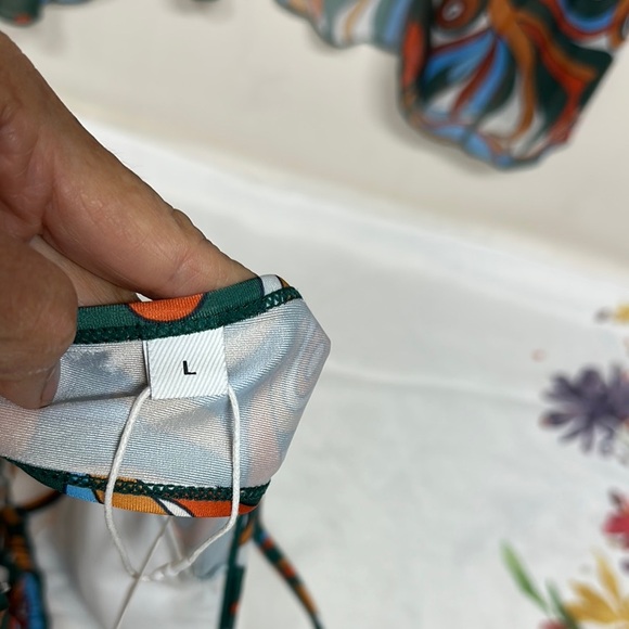 Colorful Patterned Swim Cover-Up Set - Picture 9 of 10